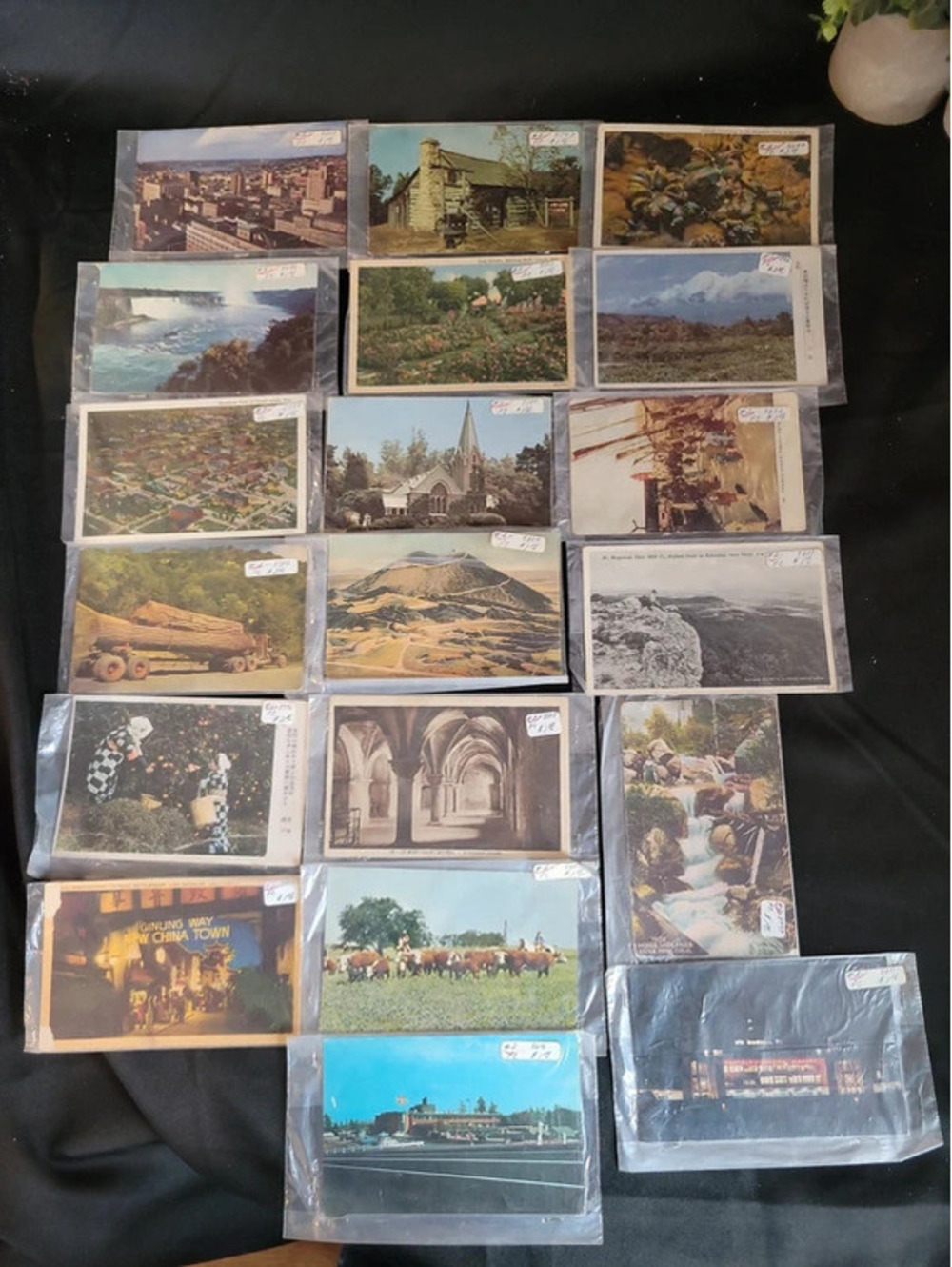 18 Assorted Vintage Travel Postcards US China, Japan more